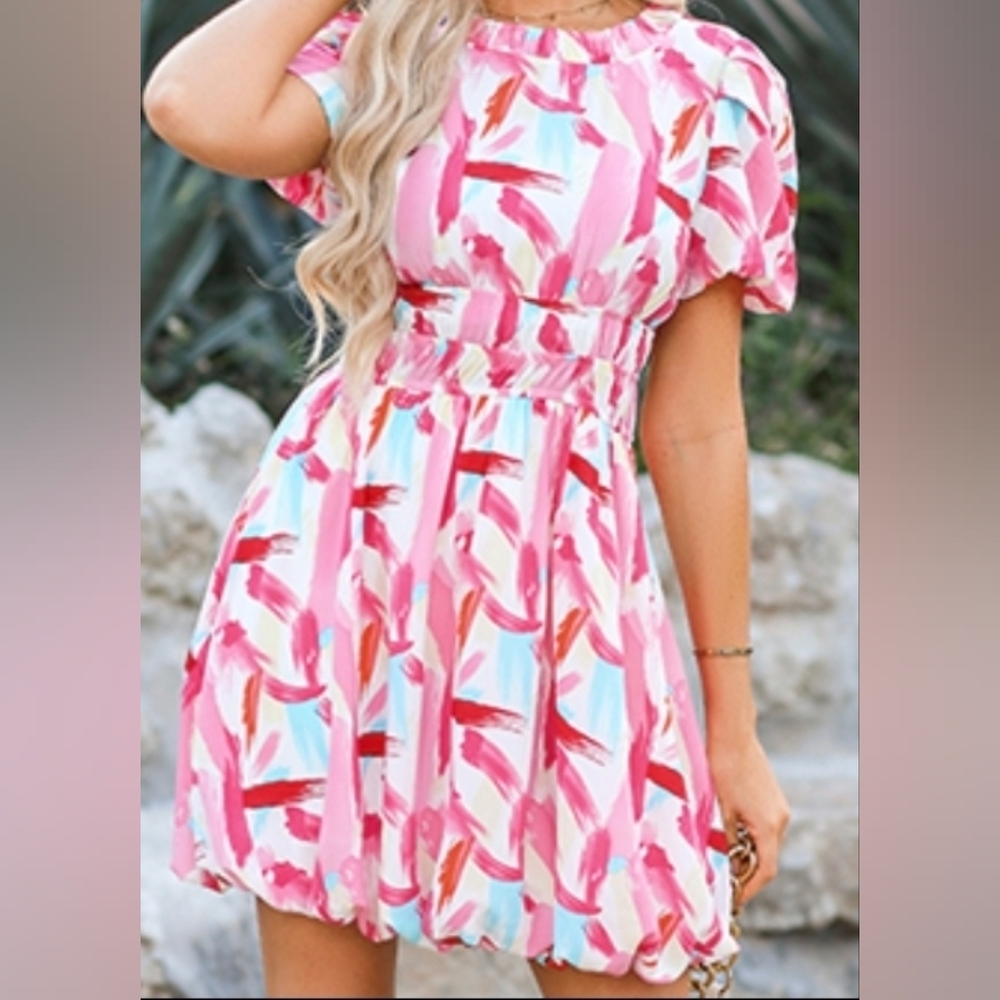 Dokotoo Womens Colorful Mini Dress (S)